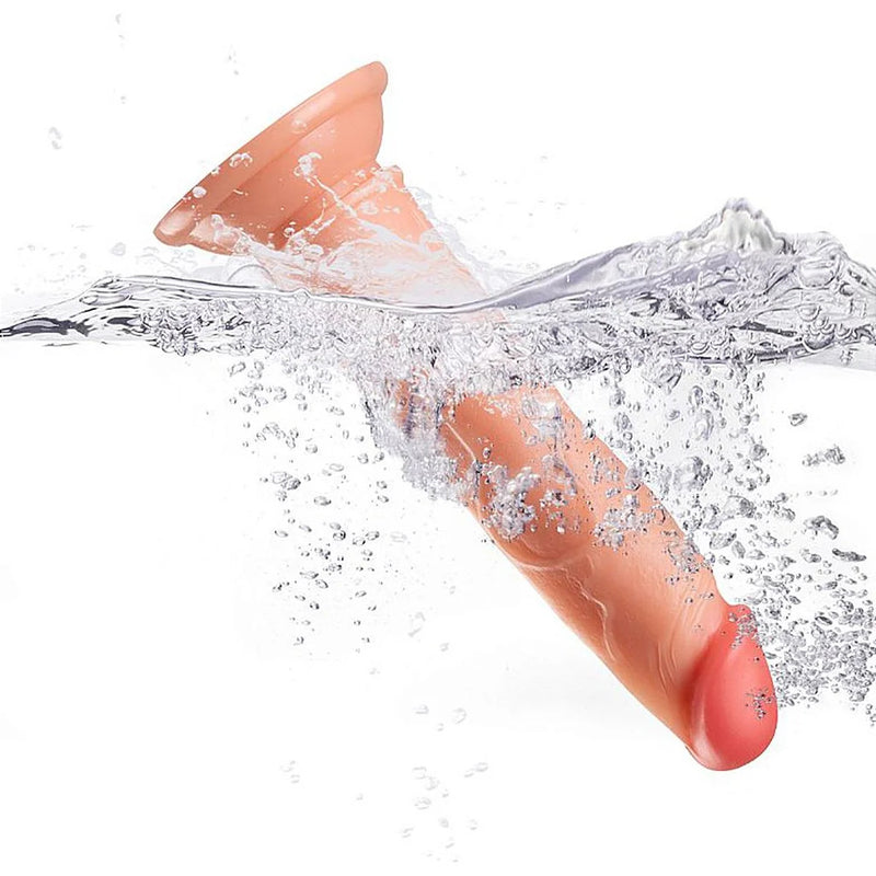 Dildo Realistic Texture Console With Suction Cup 19cm