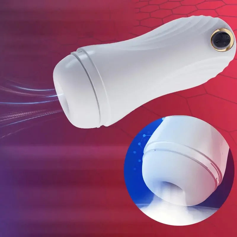 Pussy Vibrator For Man Silicon Automatic Man Milking Machine Soft Men's Masturbation Vagina Silicone Women Light