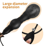 Inflatable Large Folding Butt Plug Dildos Butt Plug Vaginal Anus Expansion Prostate Dilator