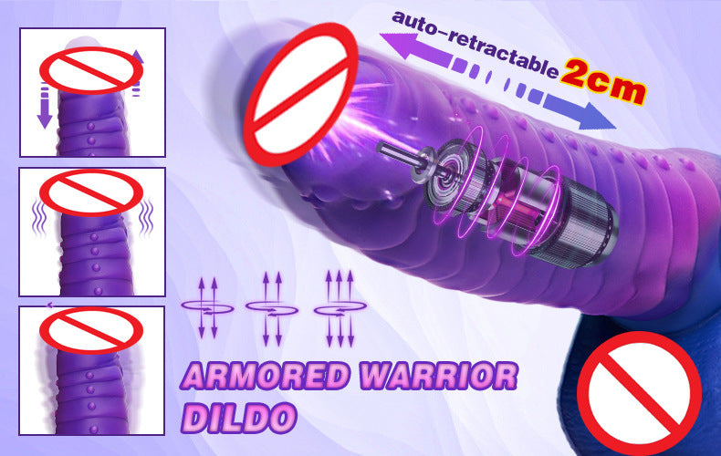 Dildo Telescopic Swing Dildos Women's Masturbation Device Heating Back Court Vibrator