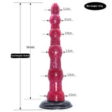 Colored Dildo Animal Like Penis Masturbator Irregular Anal Plug