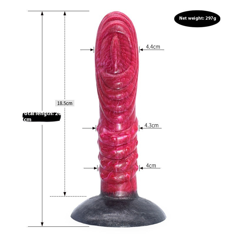 Colored Dildo Animal Like Penis Masturbator Irregular Anal Plug